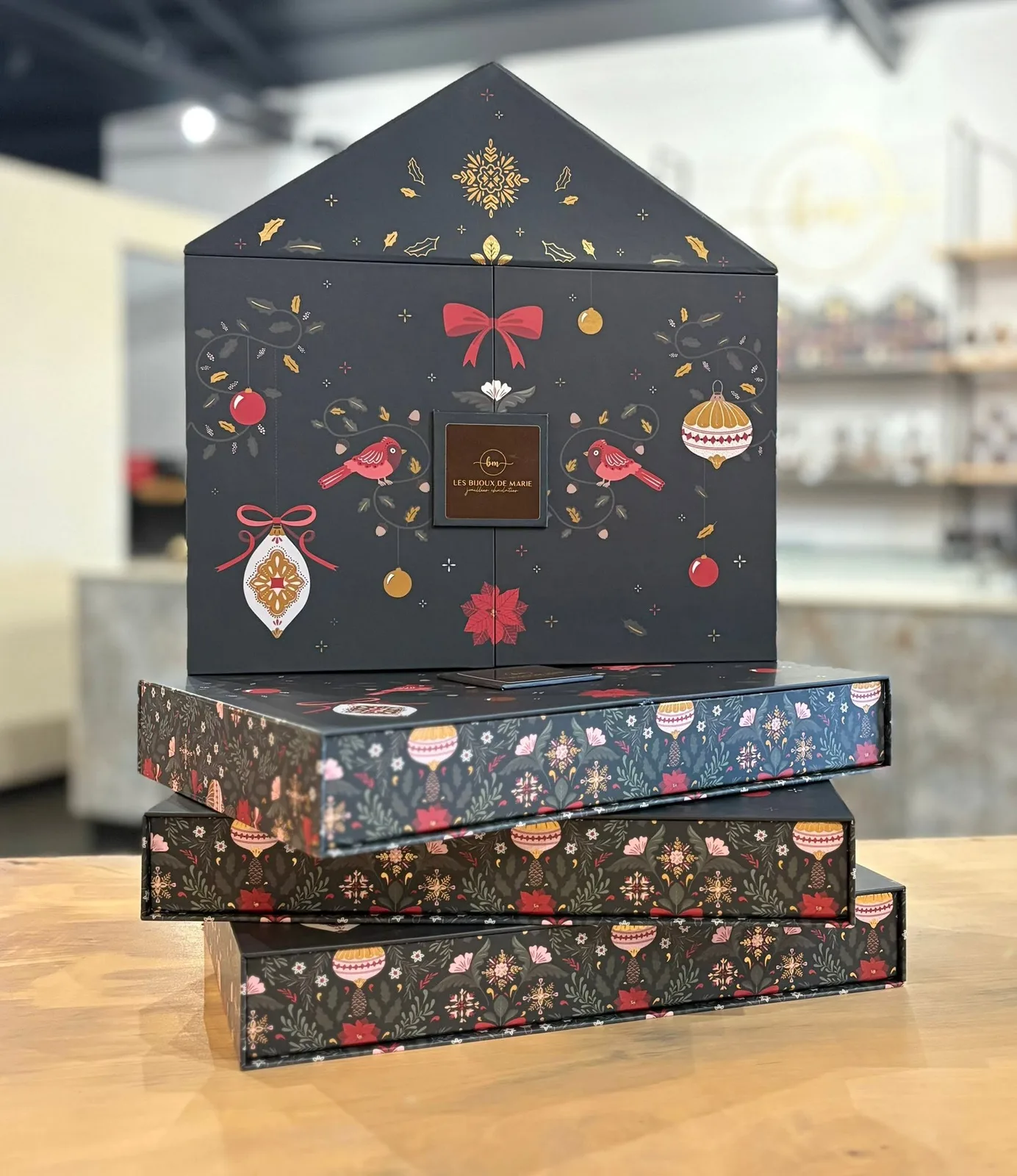Créations de Noël en chocolat